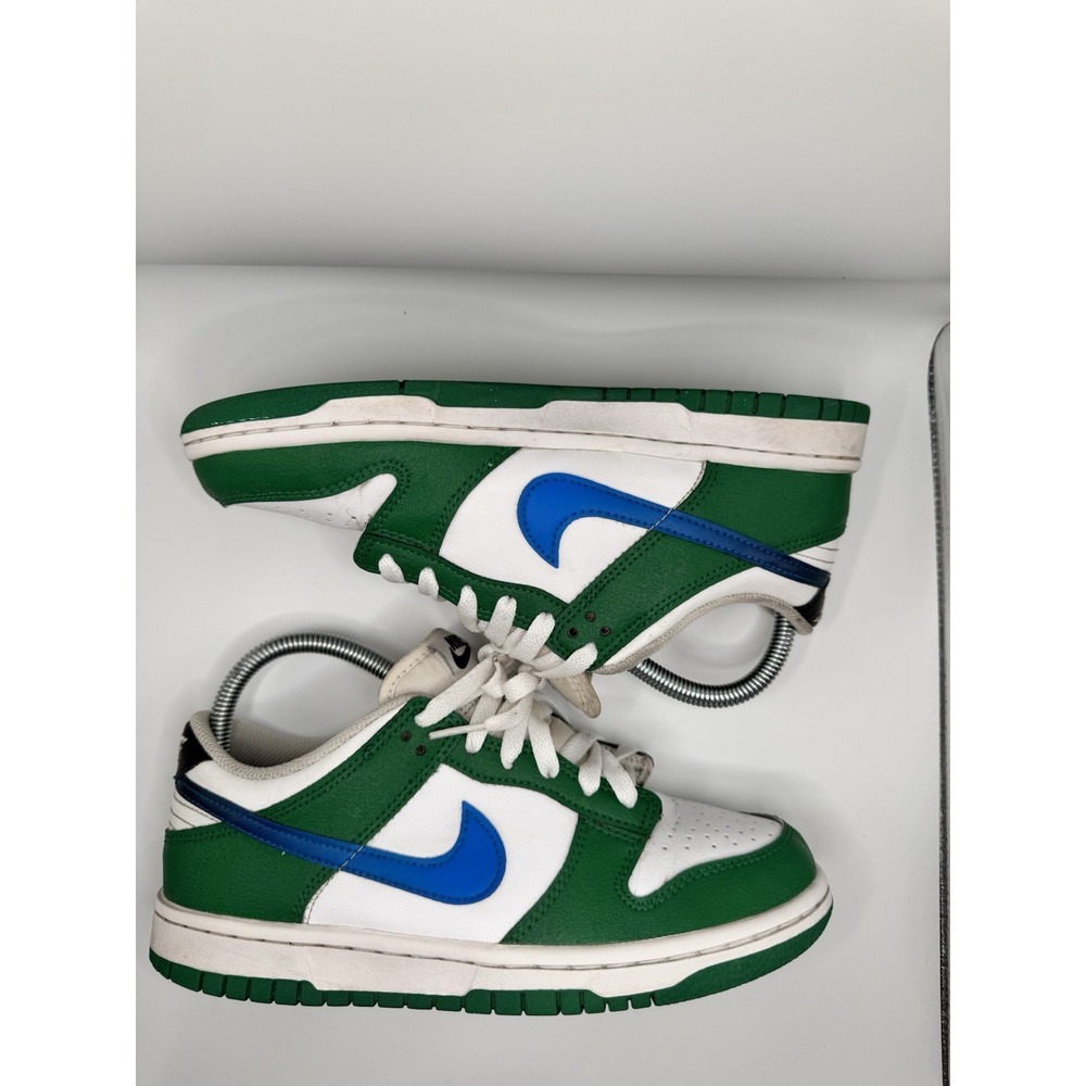 Nike Dunk Low Malachite‎ Shoes Youth Size 5.5Y Green Blue Sneakers GS